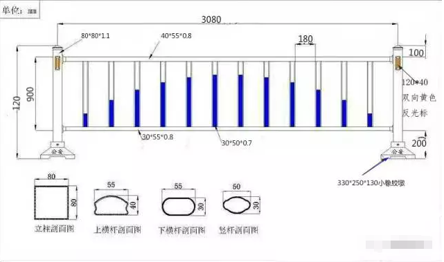 圍墻市政護欄有什么優(yōu)點 市政護欄